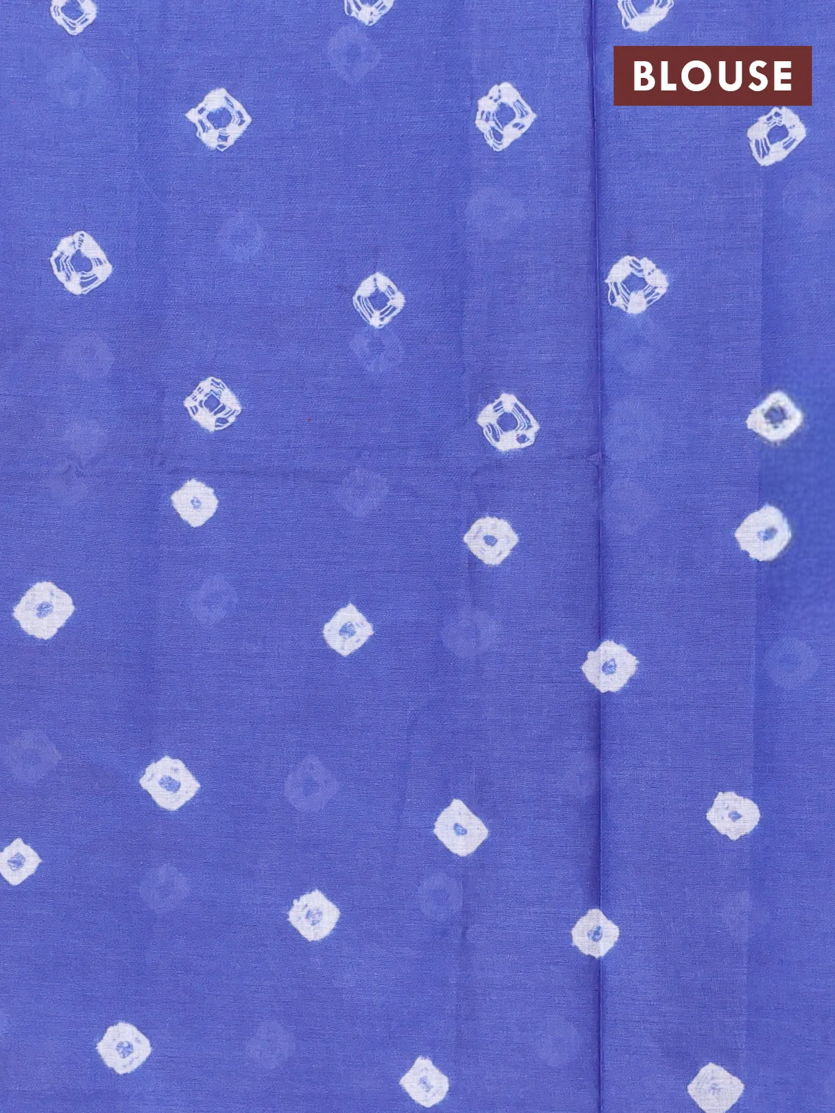 Batik Cotton Saree - Multicolour and Blue